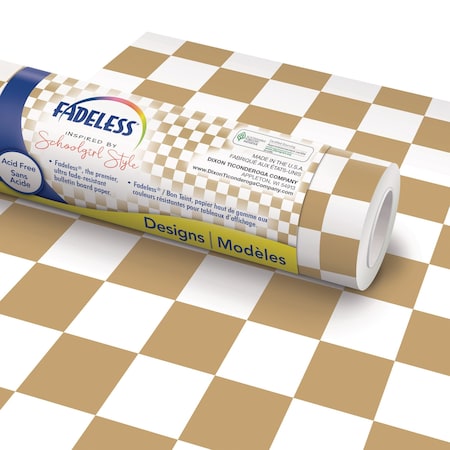 Fadeless Schoolgirl Style Bulletin Board Paper, 48in. x 50ft. Roll, Sweater Weather P0040065